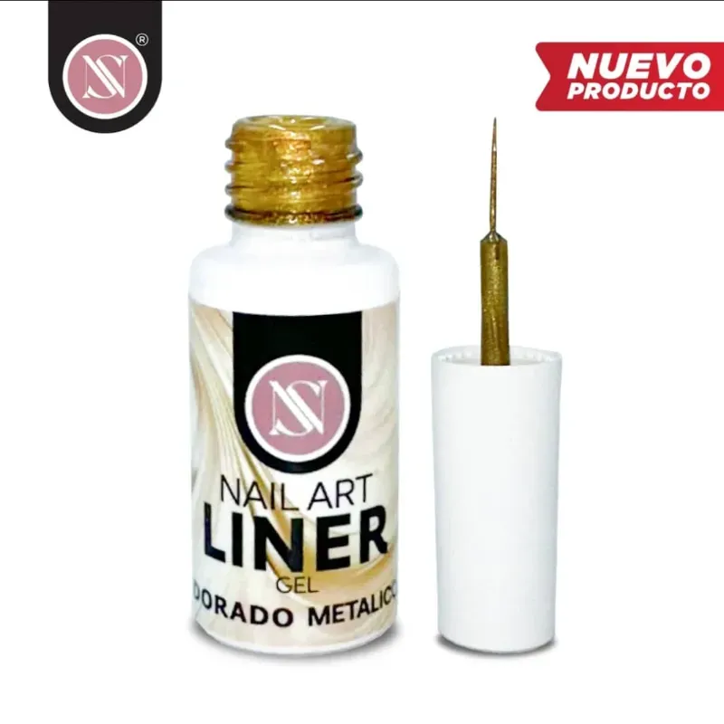 Liner Dorado Metálico