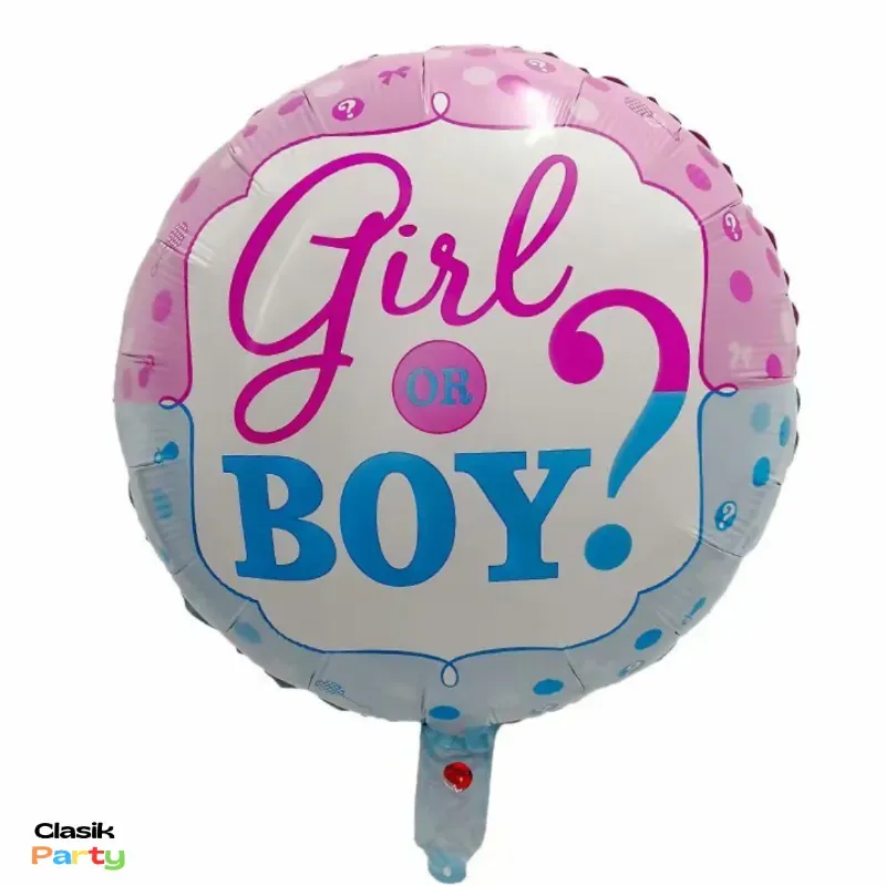 Globo metalizado niño o niña