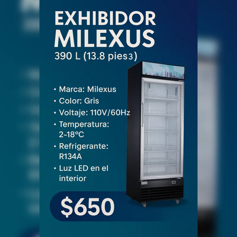 EXHIBIDOR MILEXUS 13.8 PIES
