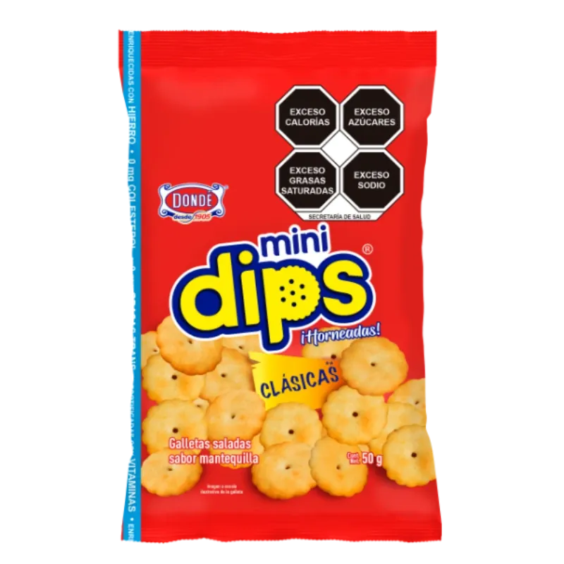 Galletas Mini Dips Dondé 12 x 150 g