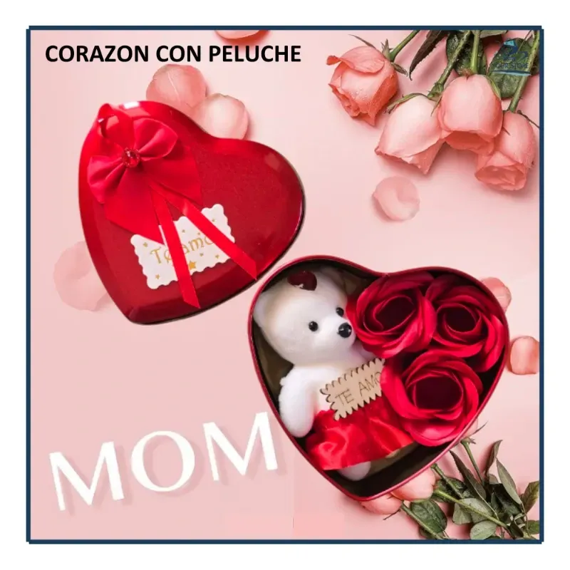 Corazón con Peluche