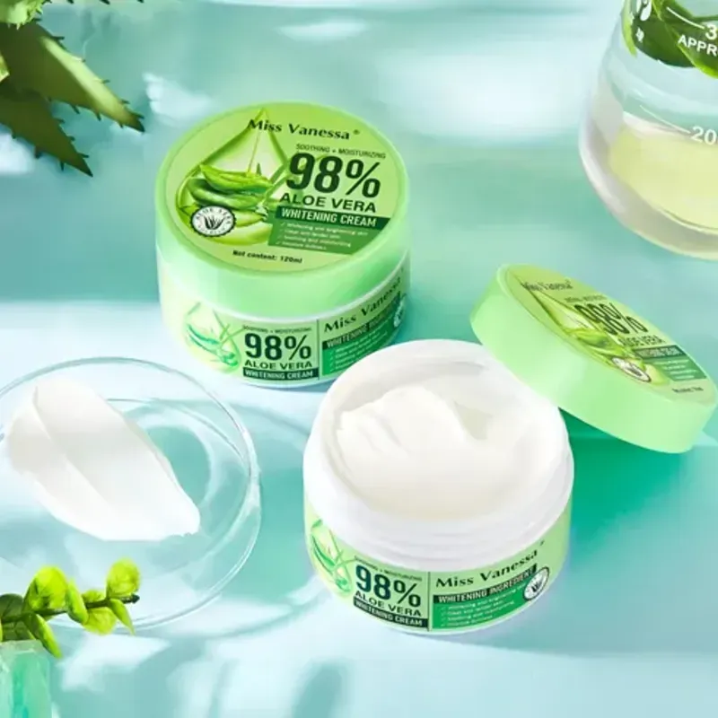 Crema blanqueadora de aloe vera