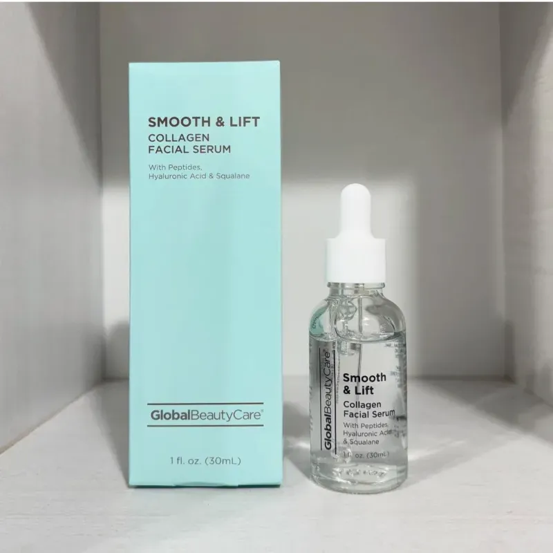 Serum Facial de Colágeno con Péptidos, Ácido Hialurónico y Escualano 