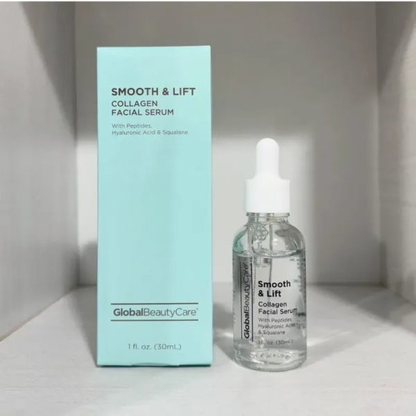 Serum Facial de Colágeno con Péptidos, Ácido Hialurónico y Escualano 