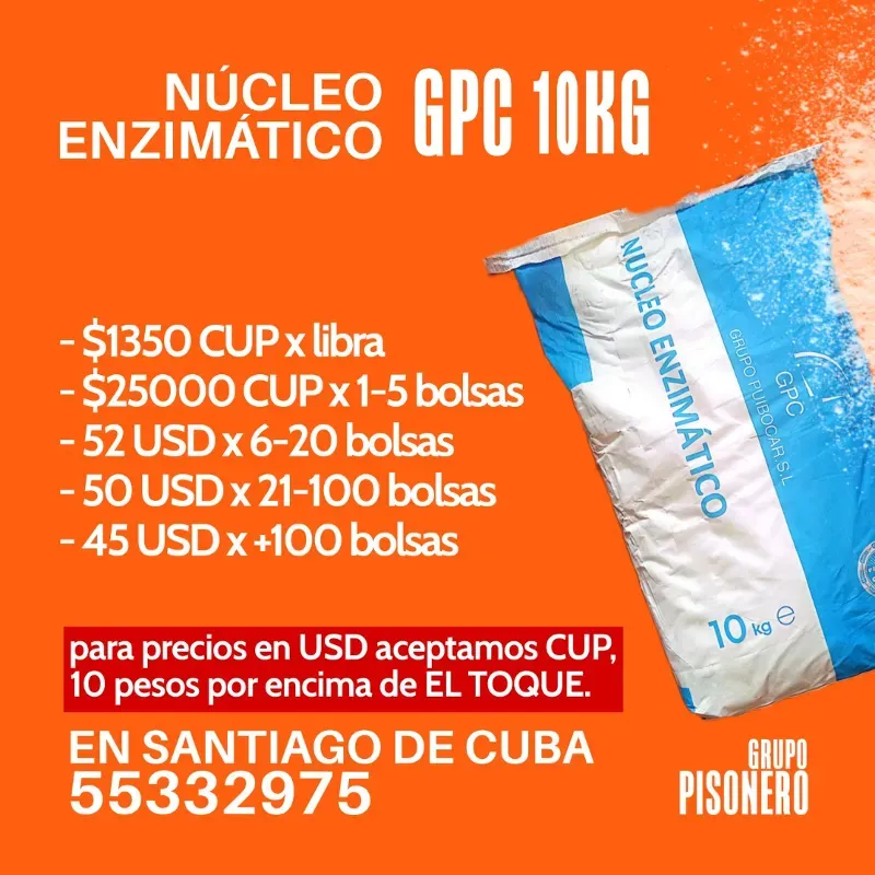 NÚCLEO ENZIMÁTICO GPC 10KG