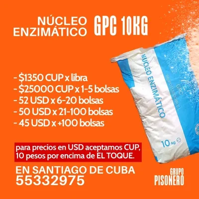 NÚCLEO ENZIMÁTICO GPC 10KG