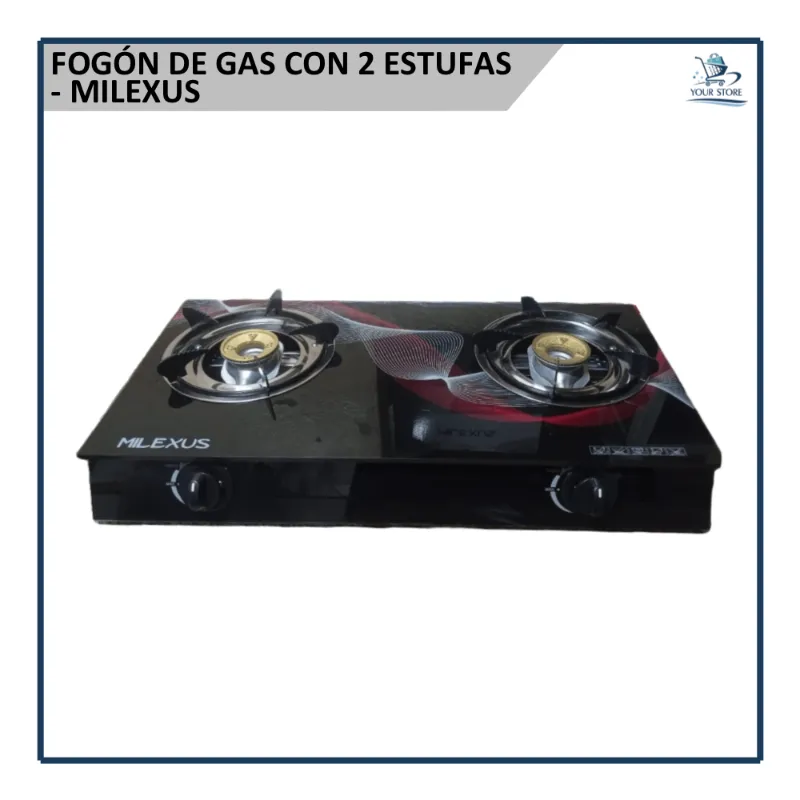 Fogón de Gas con 2 Estufas - Milexus