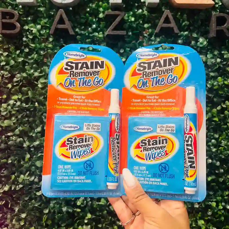 Bolígrafo quitamanchas+4 Toallitas quitamanchas