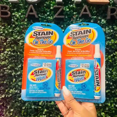 Bolígrafo quitamanchas+4 Toallitas quitamanchas