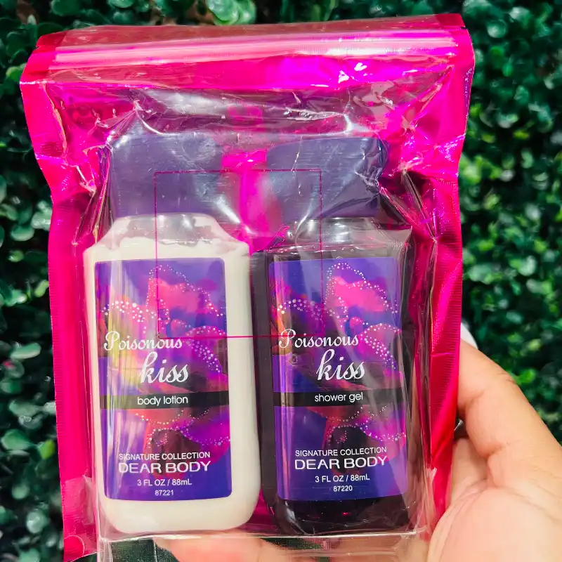 Set crema corporal perfumada+Gel de baño