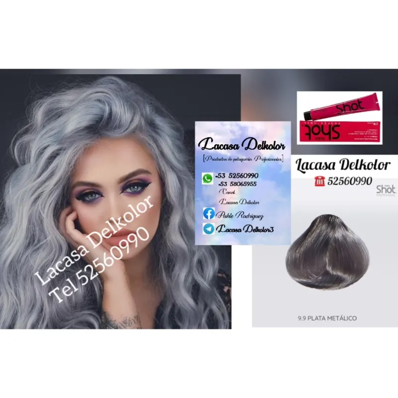 #9.9 plata metálico
