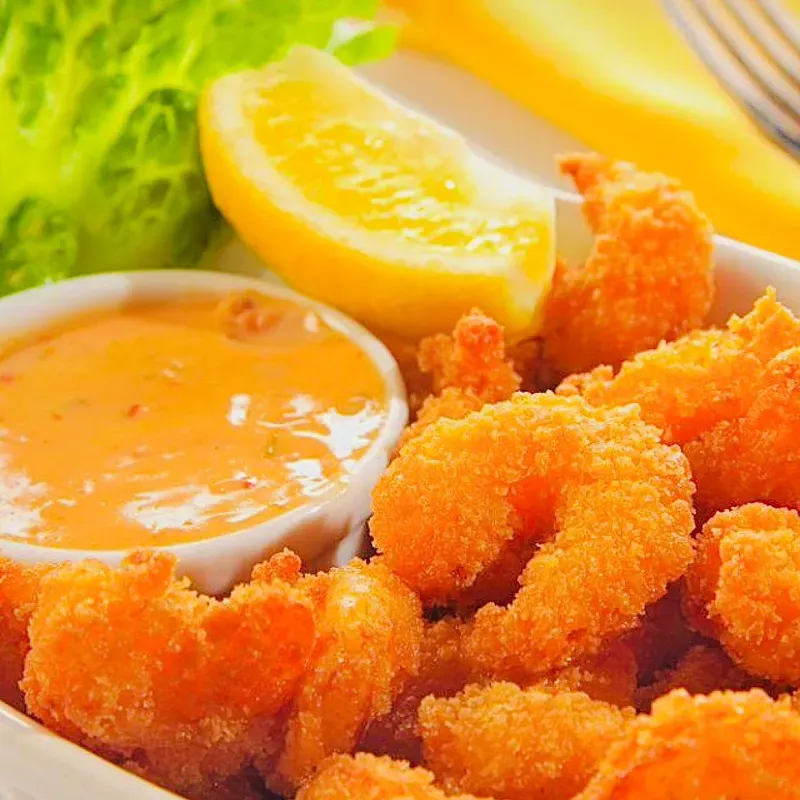 Camarones empanizados