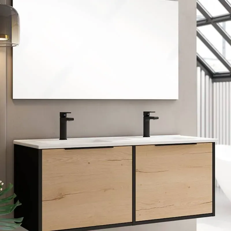 Mueble de baño Unox de 120 cm. Negro 3170000020