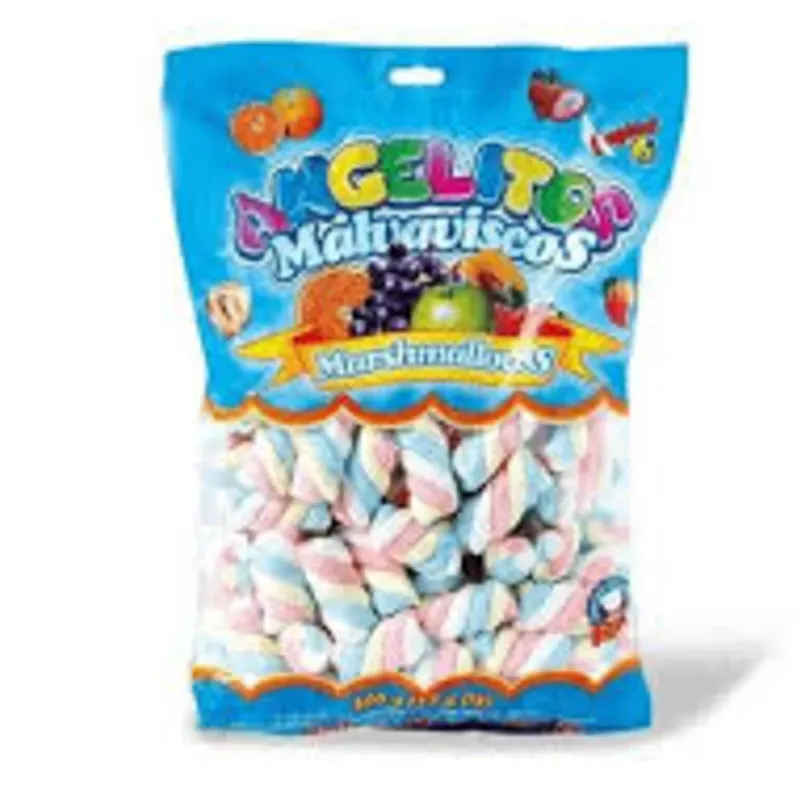5207008 - Malvaviscos churros de fruta Angelitos Guandy 200 g (Cajas de 10 unidades) - U/M: U