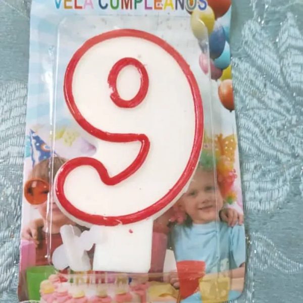 Vela #9 de cera