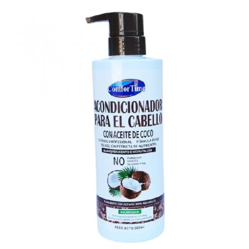 Acondicionador Sin Sal para el Cabello con aceite de coco 500ml