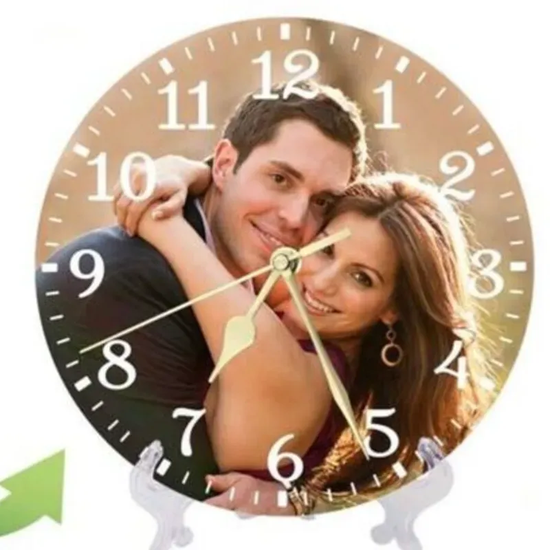 Reloj de mesa redondo