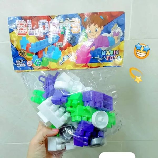 BLOQUES LEGOS PARA ARMAR(34 piezas)