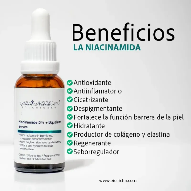 ☘️Serum Facial de Niacinamida al 5% + Escualano ☘️