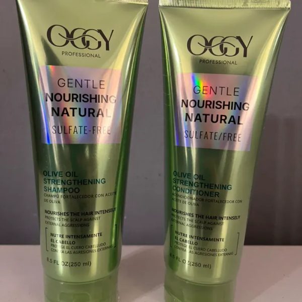 fortalecedor con aceite de oliva _ Shampoo y acondicionador oggy  250ml