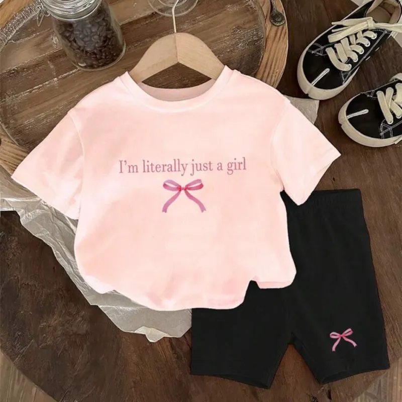 Conjunto rosa y negro