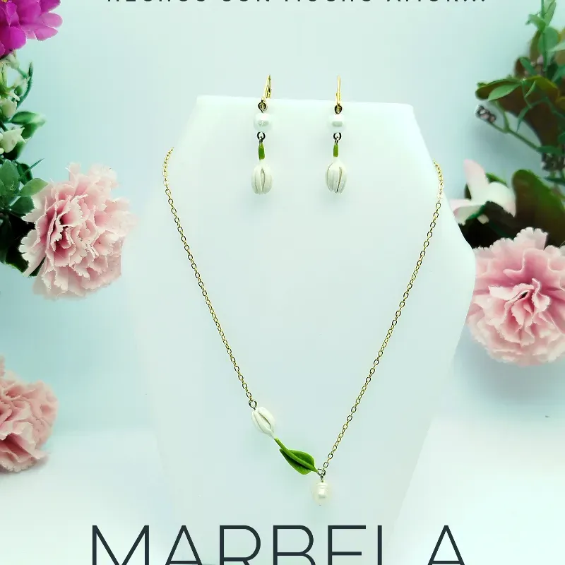 ✨Juego de Tulipanes Blanco✨