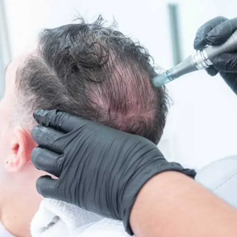 Microneedling capilar