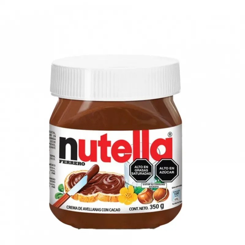 CREMA DE AVELLANA CON CACAO NUTELLA 350GR
