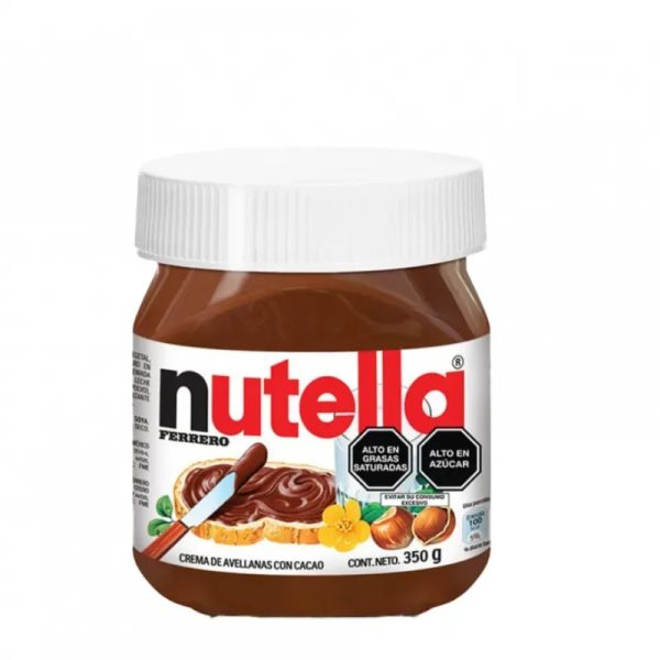 CREMA DE AVELLANA CON CACAO NUTELLA 350GR