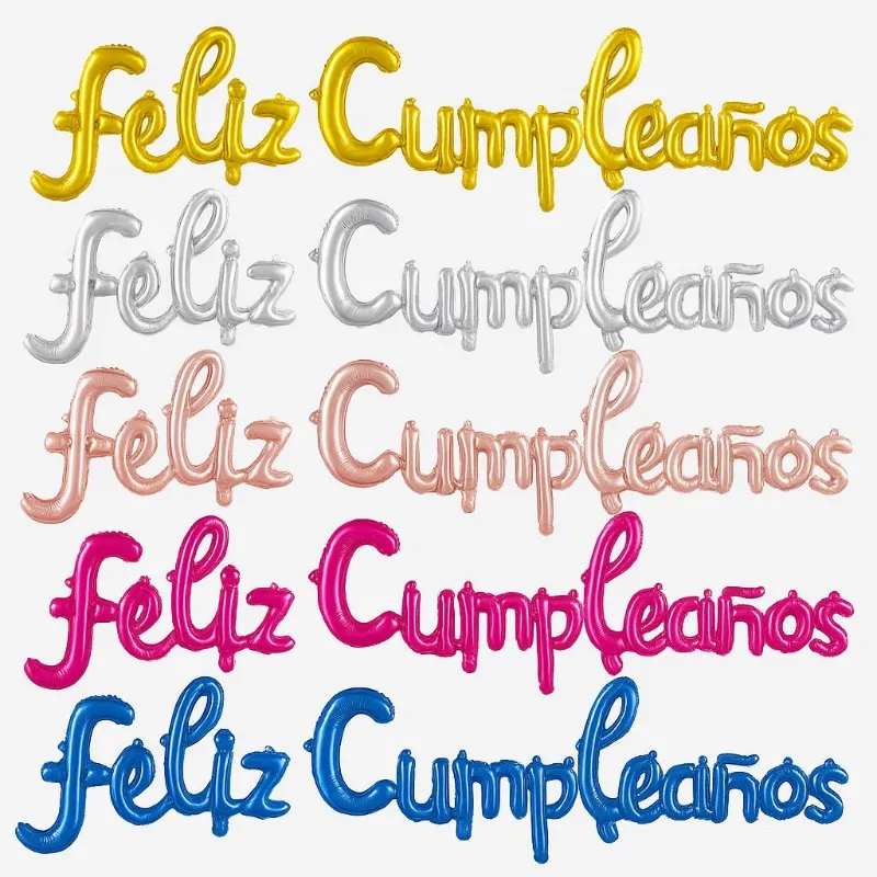 Cartel Feliz cumpleaños inflable