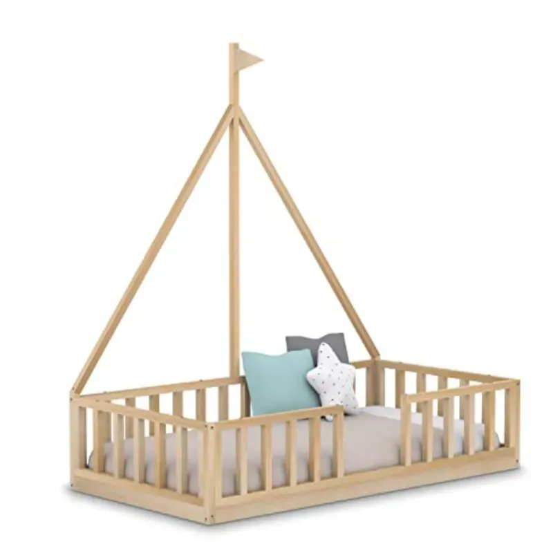Camita infantil Montessori modelo barco