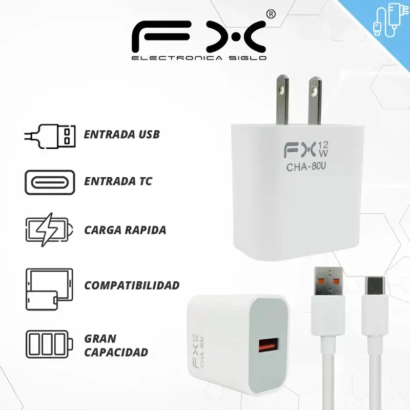 CARGADOR PUERTO C. 12W