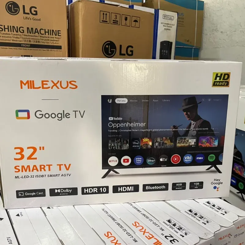 ⚪Smart Tv Milexus de 32 pulgadas