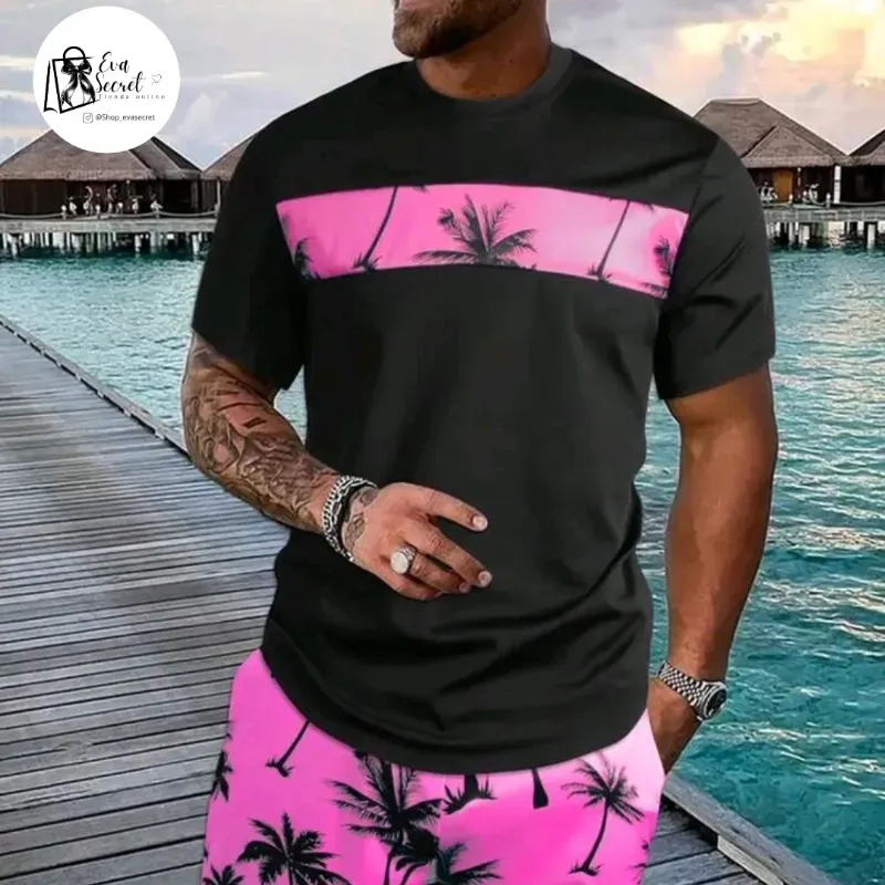 Conjunto de short y pullover talla xl