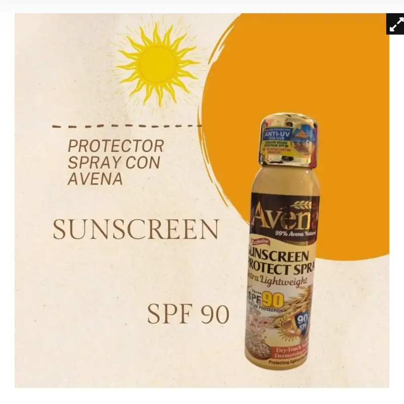 Protector solar en spray de Avena✨