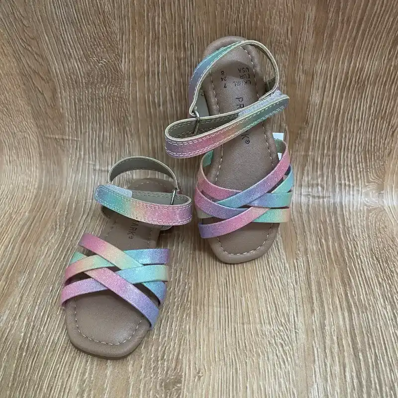 Sandalias de colores