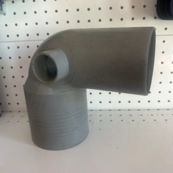 Codo reventilado 100 x 40