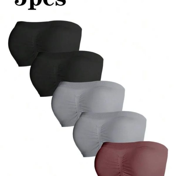 Sujetador bandeau unicolor ( 1 unidad )