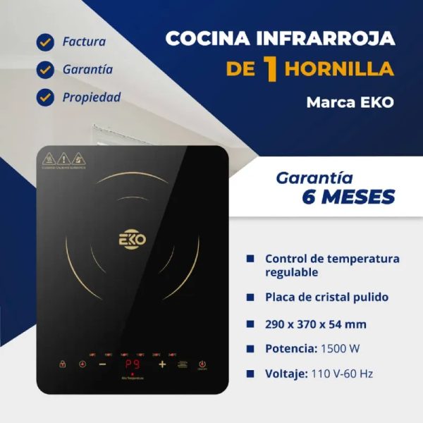  *Cocina Infrarroja de una Hornilla Marca EKO*