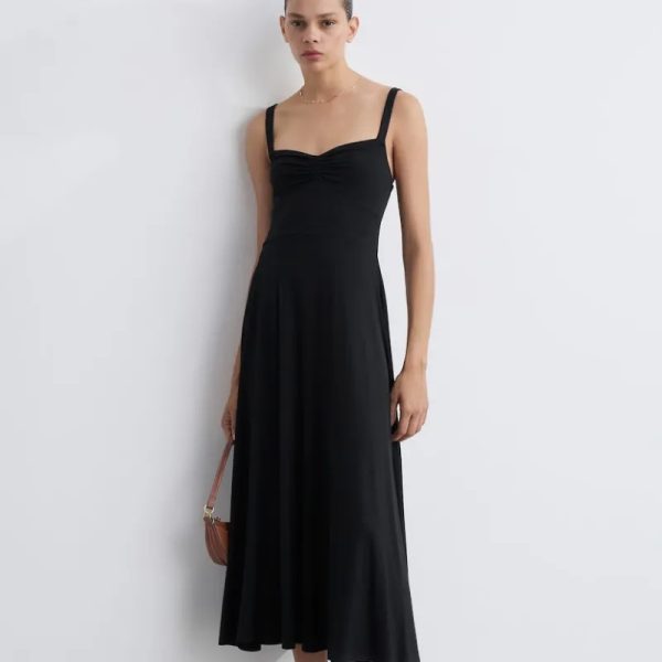 Vestido evasé tirantes