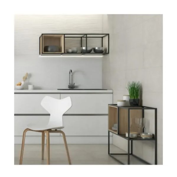Losa cerámica española Essential Harlan neutro 25×75 cm.    3737000207