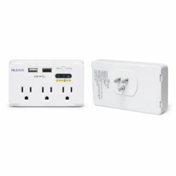 PROTECTOR DE VOLTAJE MULTIPUERTO 120V 15A MILEXUS (VPT)