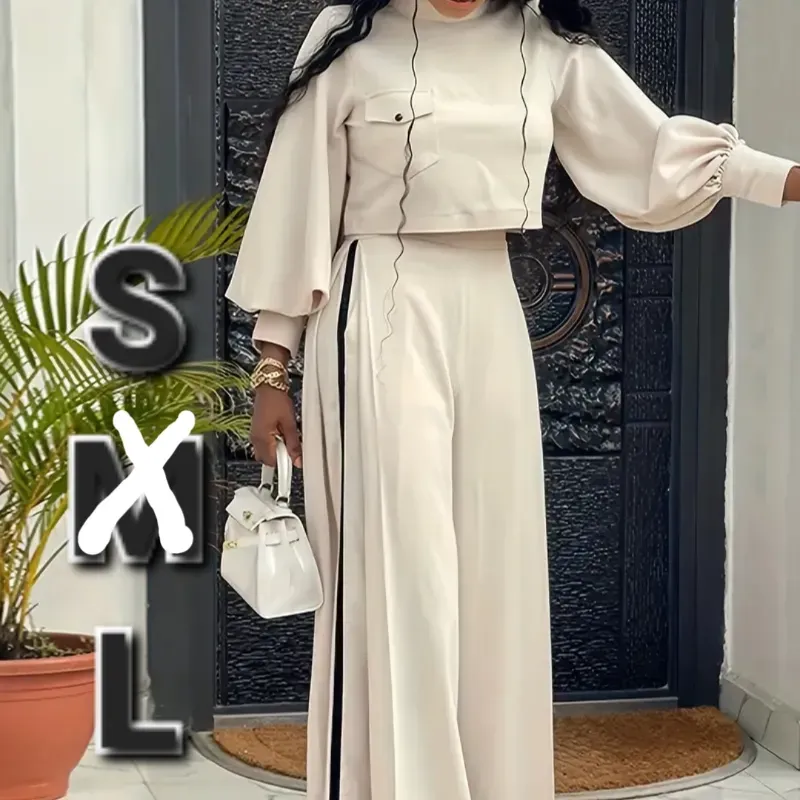 Conjunto Elegante de Pantalon y Blusa