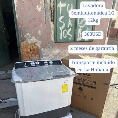 Lavadora semiautomática LG 12 kg