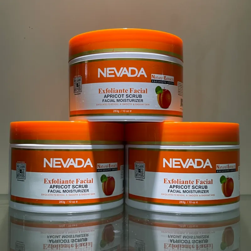 Exfoliante facial de durazno