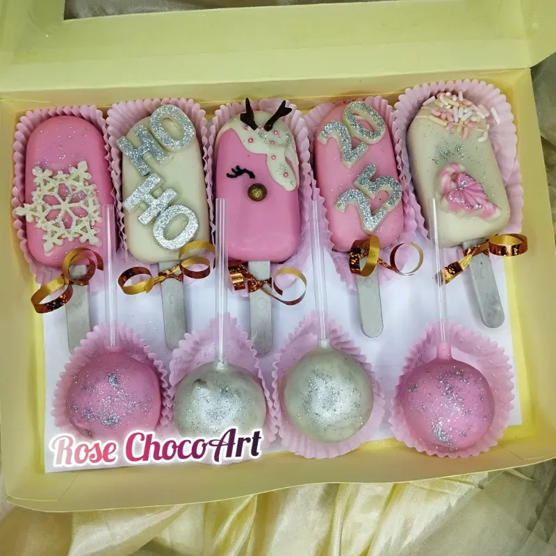 Caja de Paletas y Cake Pops