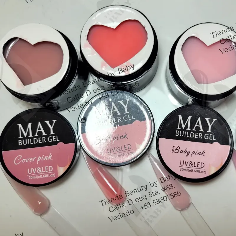 Builder May (20 ml) tonos Pink y Clear