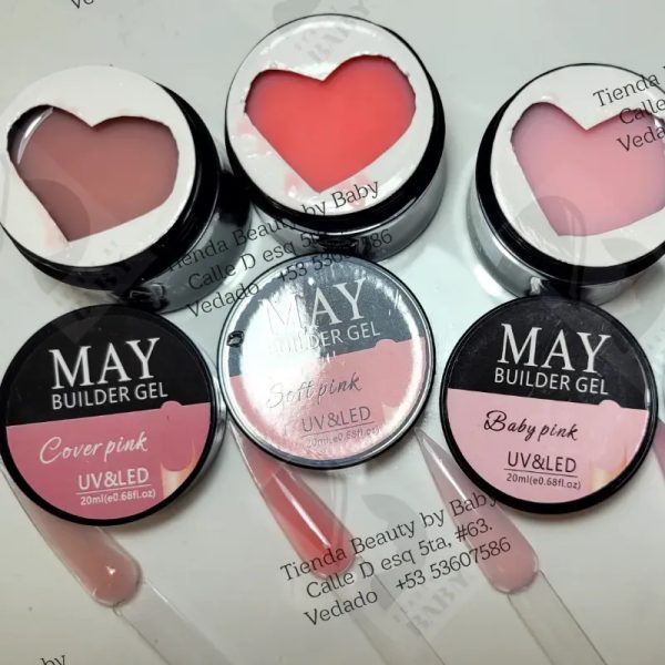 Builder May (20 ml) tonos Pink y Clear