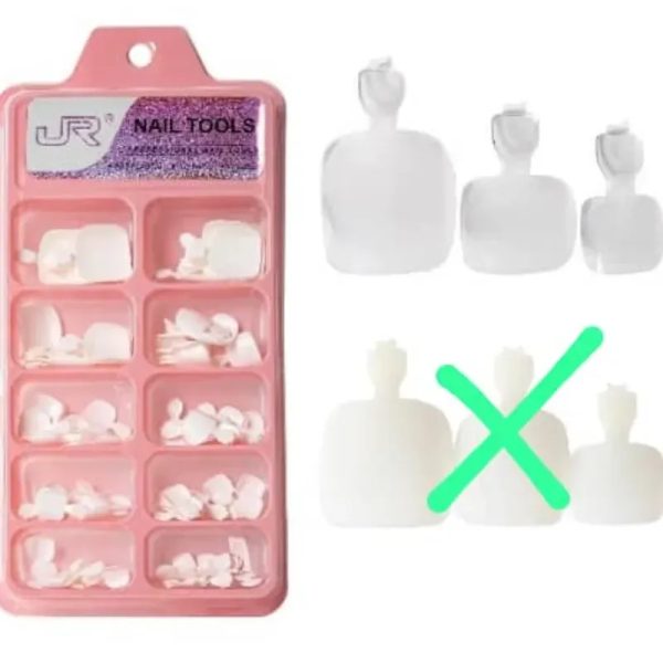 Cajas de 100 uñas JR