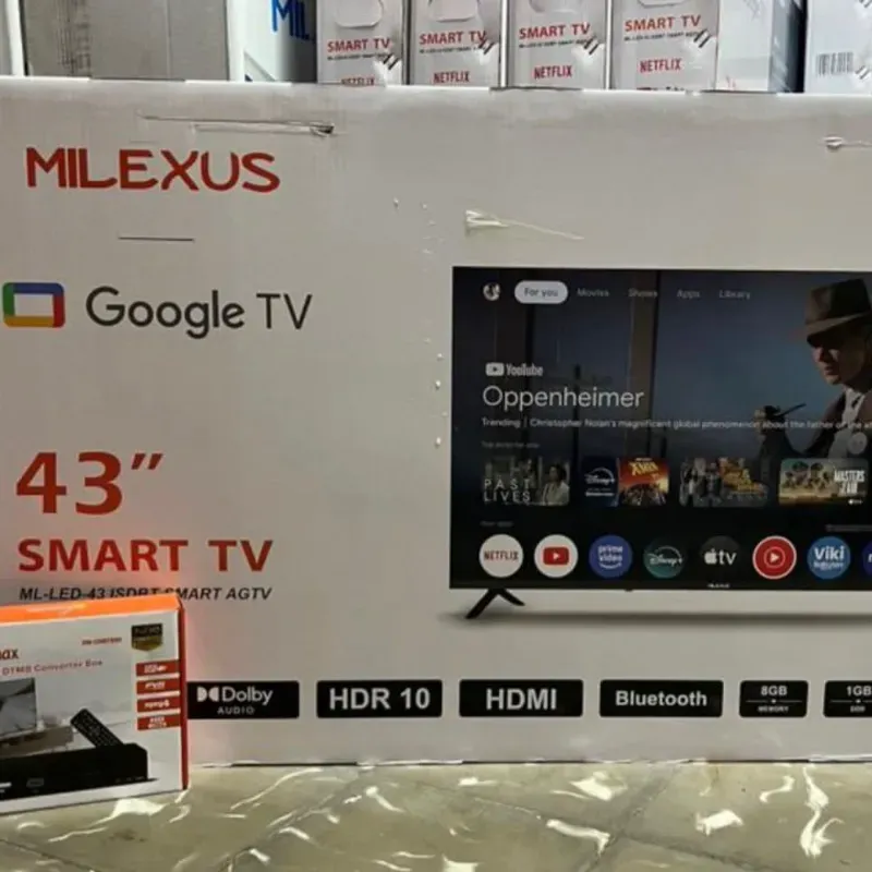 TELEVISOR S-MART TV  MILEXUS 43 PULGADAS